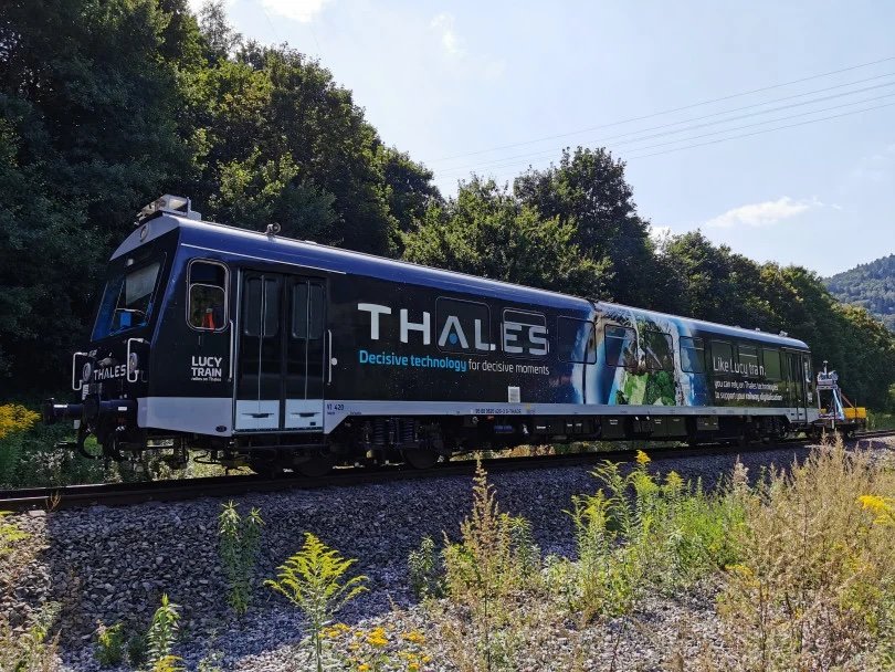THALES ROLLING LABORATORY LUCY DEDICATED TO AUTONOMOUS RAIL TECHNOLOGIES HAS ARRIVED AT INNOTRANS